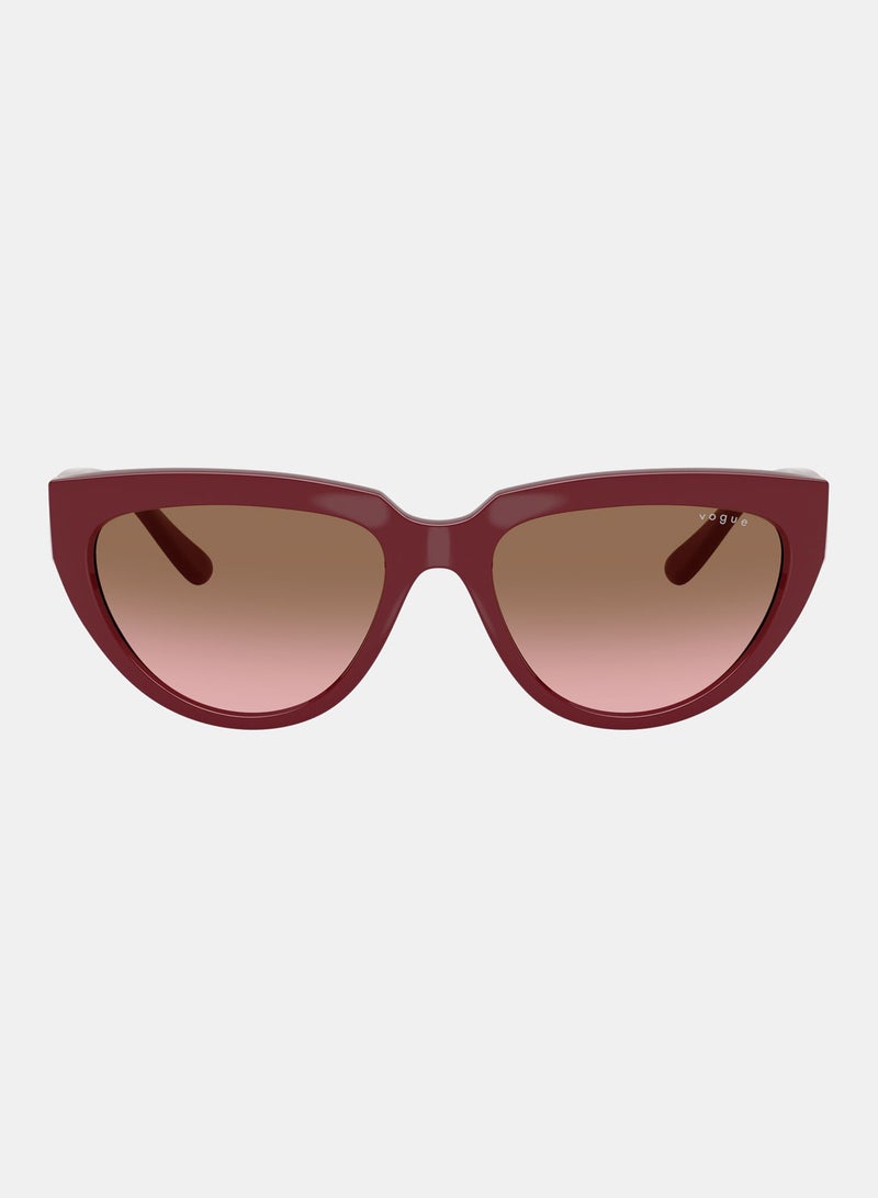 Vogue Full Rimmed Cat Eye Sunglasses 0VO5629S - Image 1